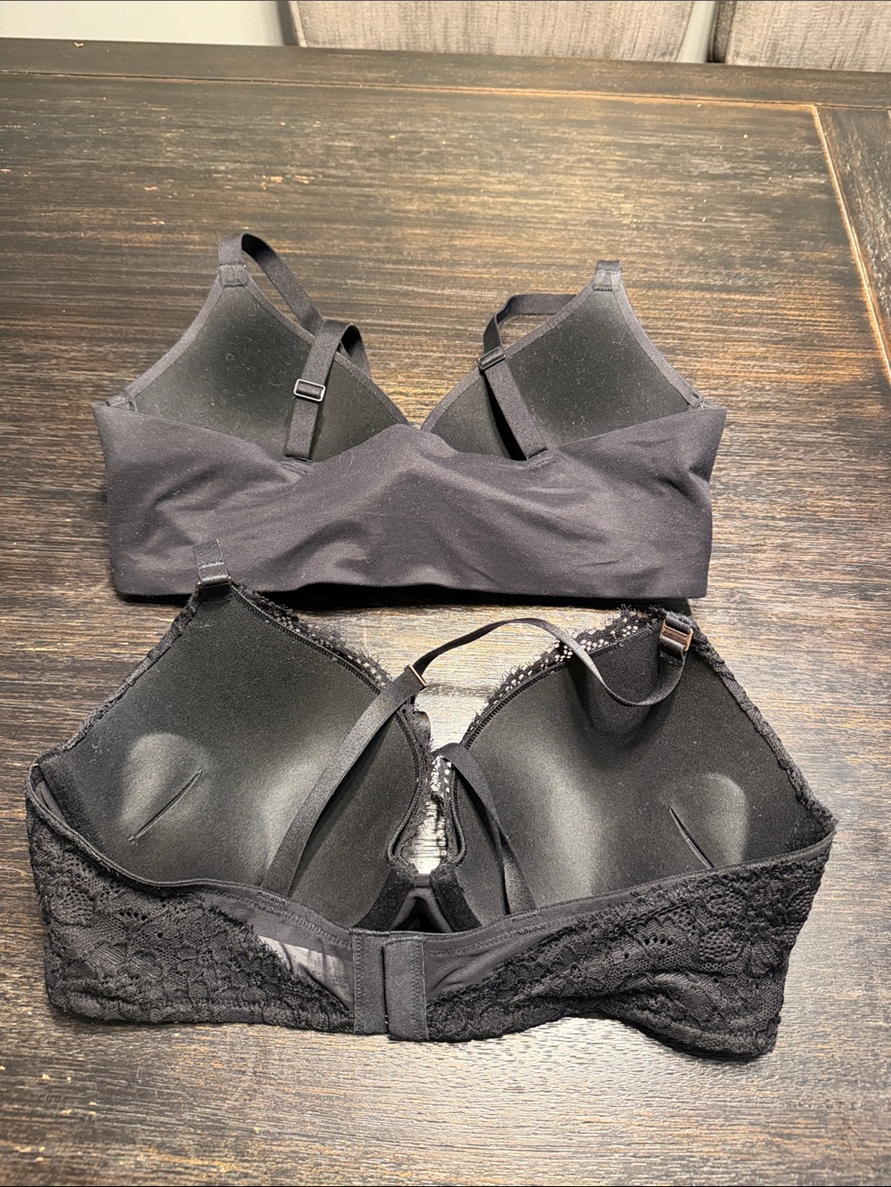 2 Aerie bras - black, push up padded, 34d, underwire - Picture 2 of 3